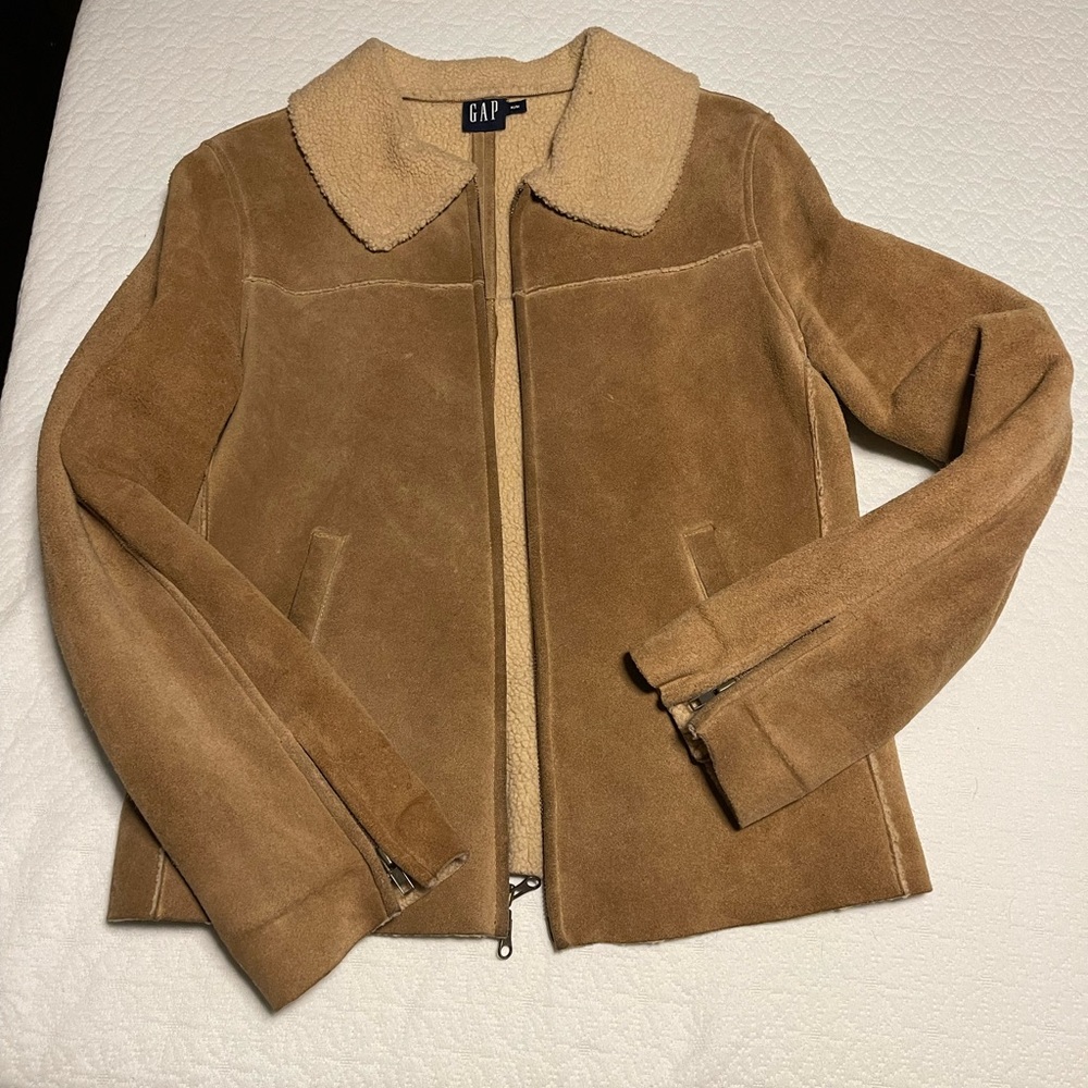 Suede and Shearling Jacket